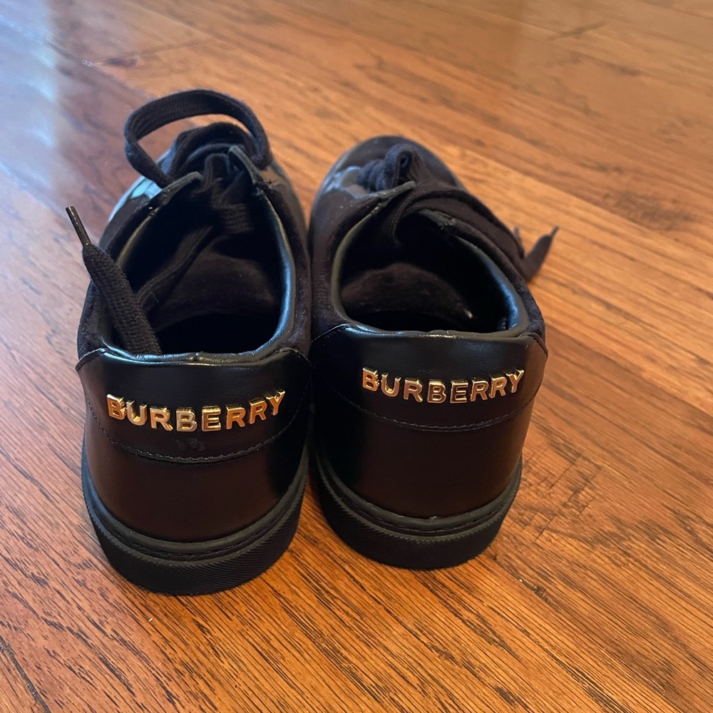 Burberry Men's Black and Blue Sneakers - Picture 4 of 14